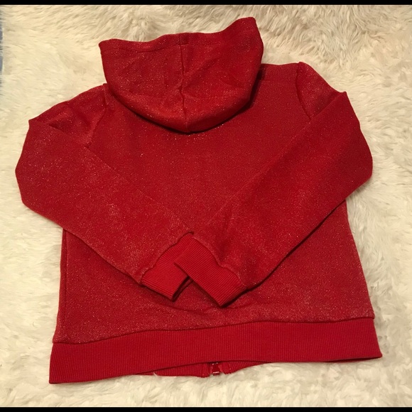 Guess Girl Gabriella Faux Fur Lined Hoodie (Size8) - Picture 5 of 6